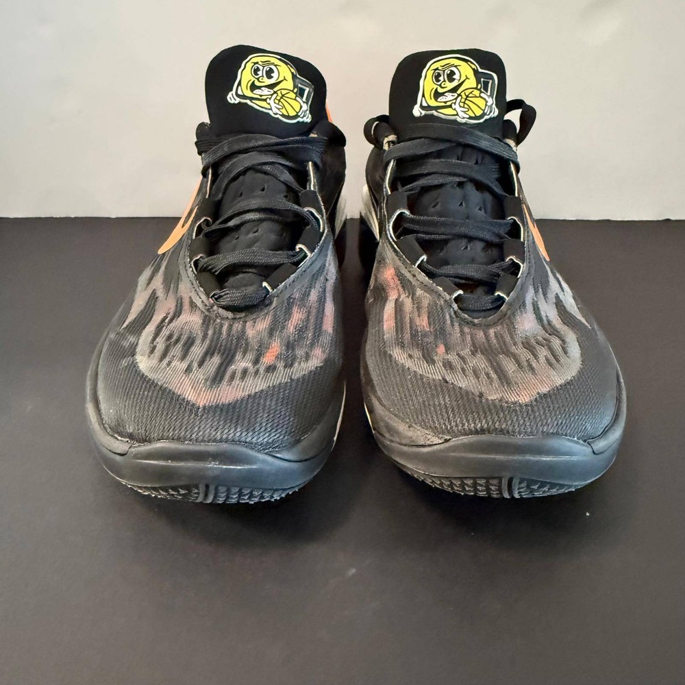 Nike Air Zoom GT Cut 2 Black Total Orange Basketball Shoes DJ6015-004 Mens 9.5 - Picture 6 of 16